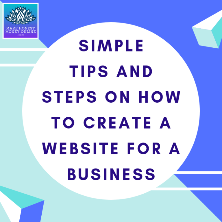 Simple Tips and Steps On How to Create a Website for A Business | Make ...